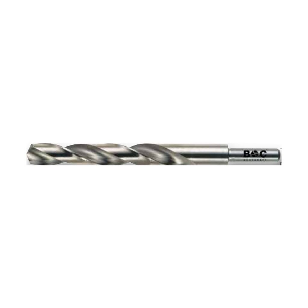 BOHRCRAFT Spiralbohrer DIN 338 HSS-G mit reduziertem Schaft und Kreuzanschliff