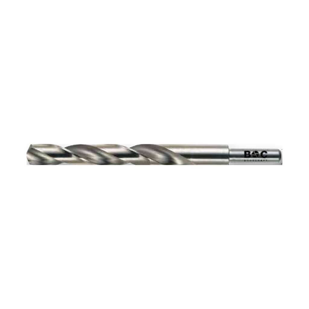 BOHRCRAFT PROFI Spiralbohrer DIN 338 HSS-G Typ N mit reduziertem Schaft und Kreuzanschliff
