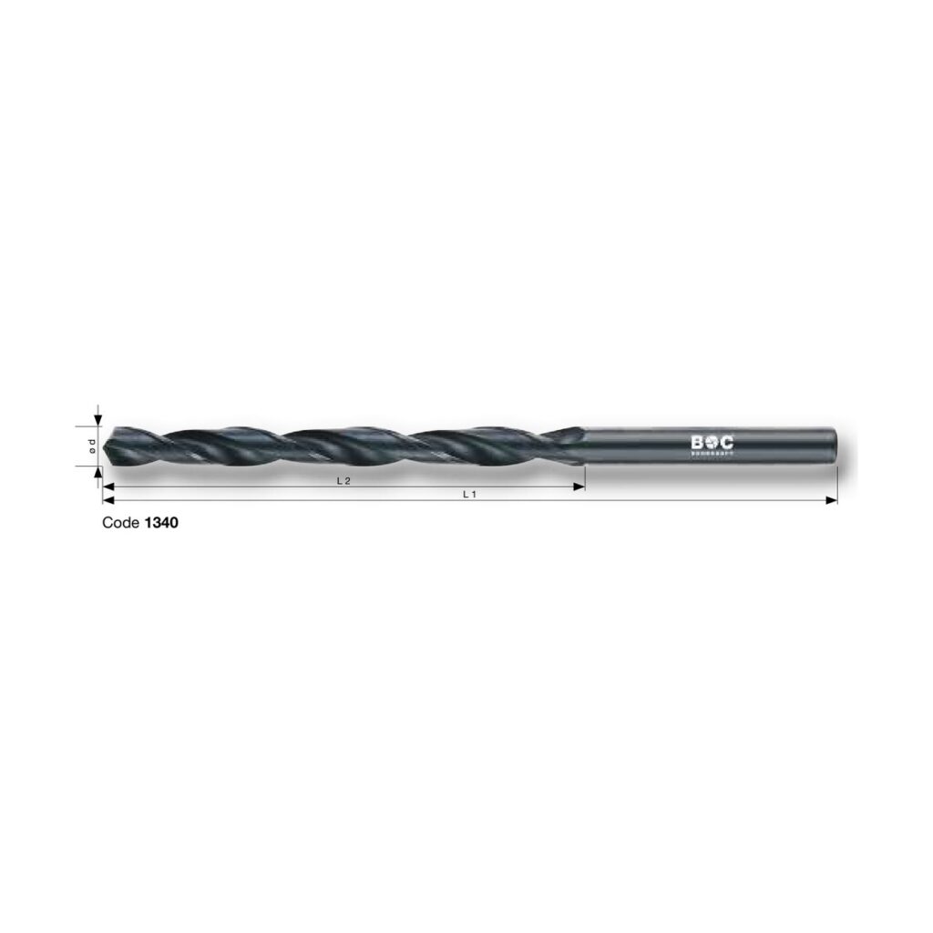 BOHRCRAFT HSS-R DIN 340 rollgewalzt, lang