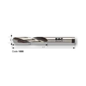 BOHRCRAFT PROFI PLUS HSS Spiralbohrer DIN 8037 mit HM-Schneiden