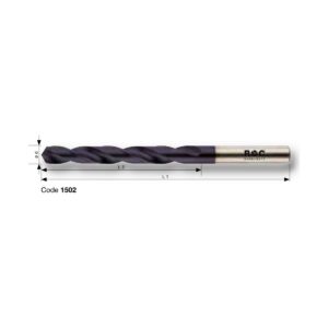 BOHRCRAFT PROFI PLUS VHM Spiralbohrer DIN 338 Typ N TiALN