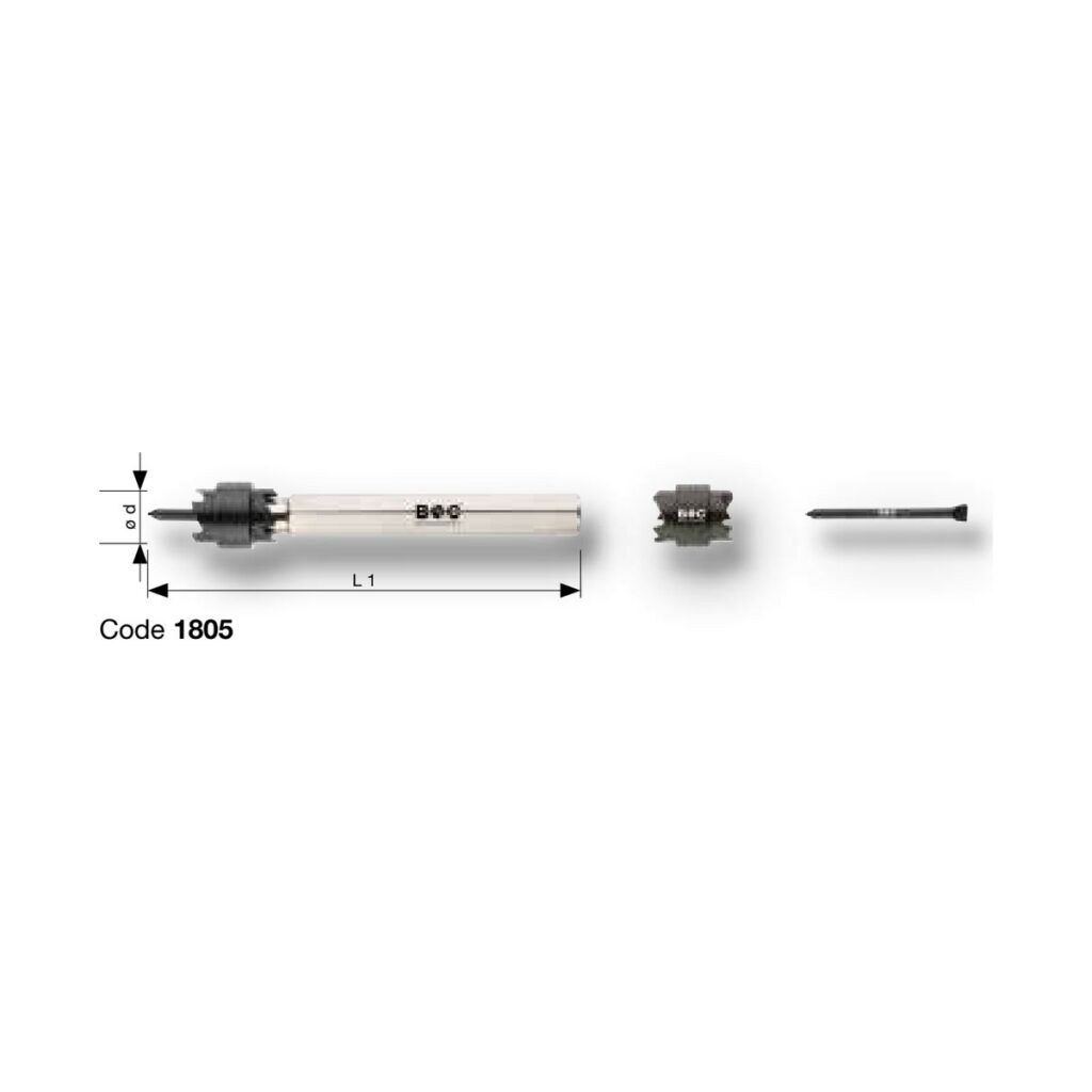 BOHRCRAFT Fräskrone HSS - 10 mm - Verpackung 15 / 5 Stück