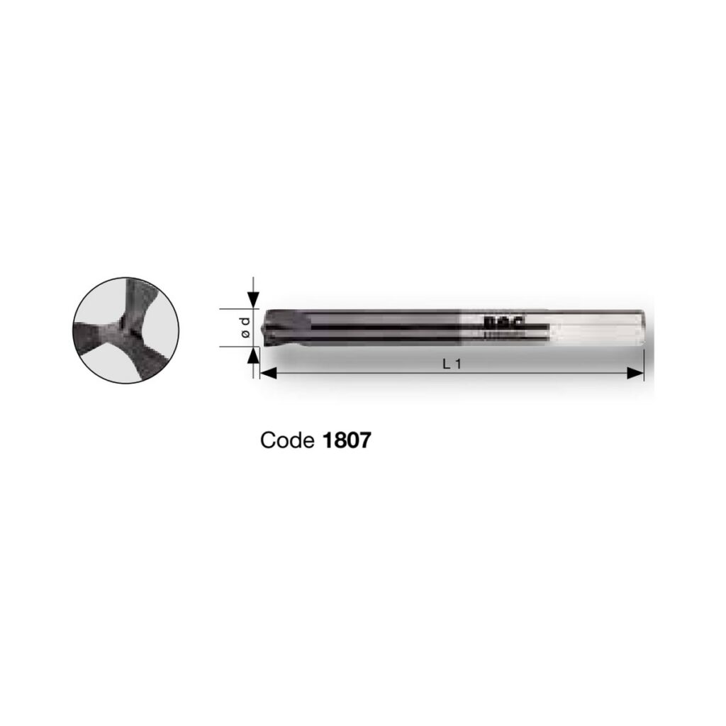 BOHRCRAFT PROFI PLUS VHM Schweißpunktbohrer mit drei Schneiden, TiALN - 8 mm - Verpackung 03 / 1 Stück
